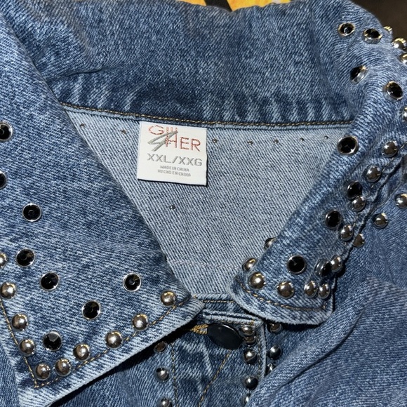 Officially Licensed NFL‎ G34Her By Carl Banks Game Ball Denim Jacket - 49ers - Picture 7 of 9